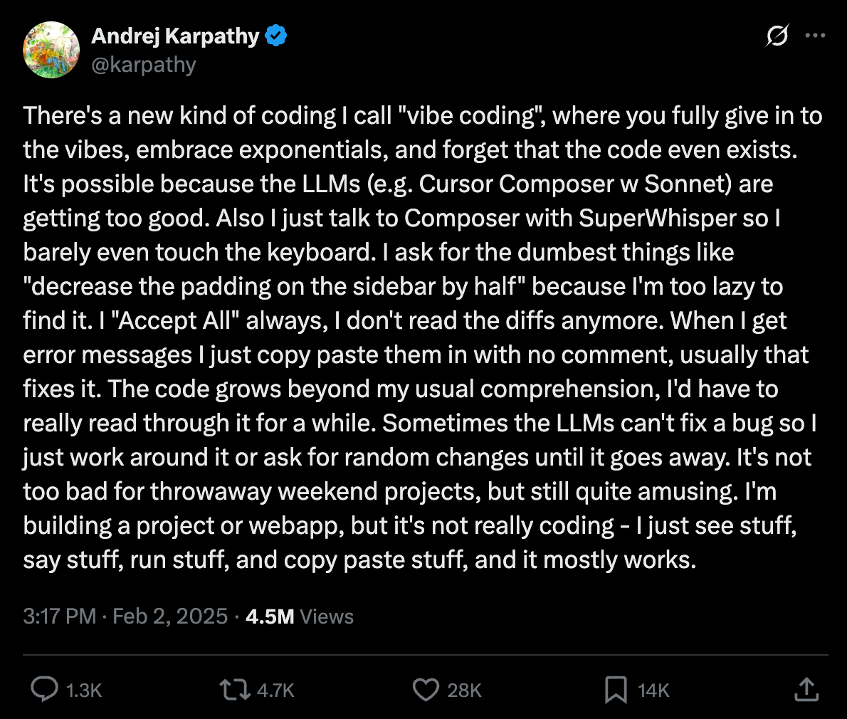 vibe coding