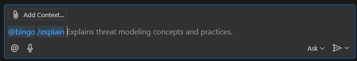 chat command